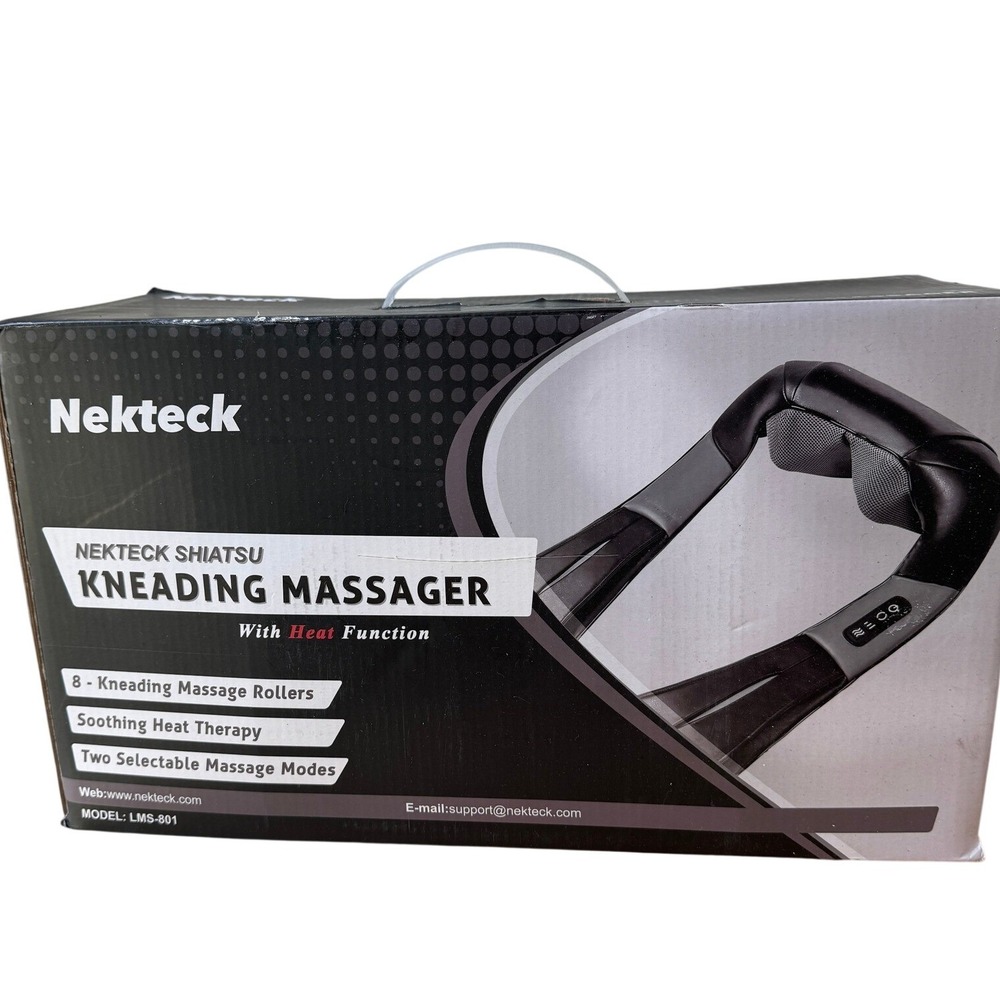 Nekteck‎ Shiatsu Kneading Massager Heat Function NEW